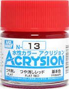 Zdjęcie Mr. Hobby N013 Flat Red farba 10ml