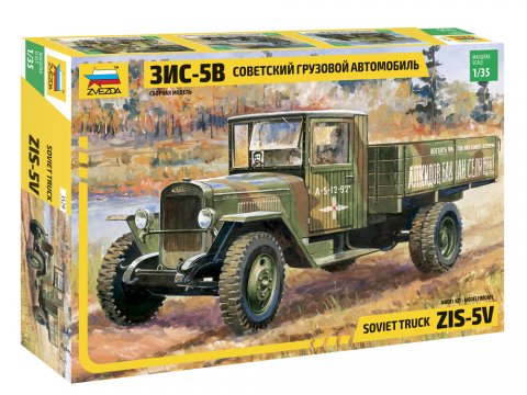 Zdjęcie ZiS-5V Radziecka ciężarówka 1:35 Zvezda 3529