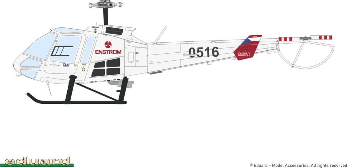 Zdjęcie Enstrom 480 1:72 Eduard 972012
