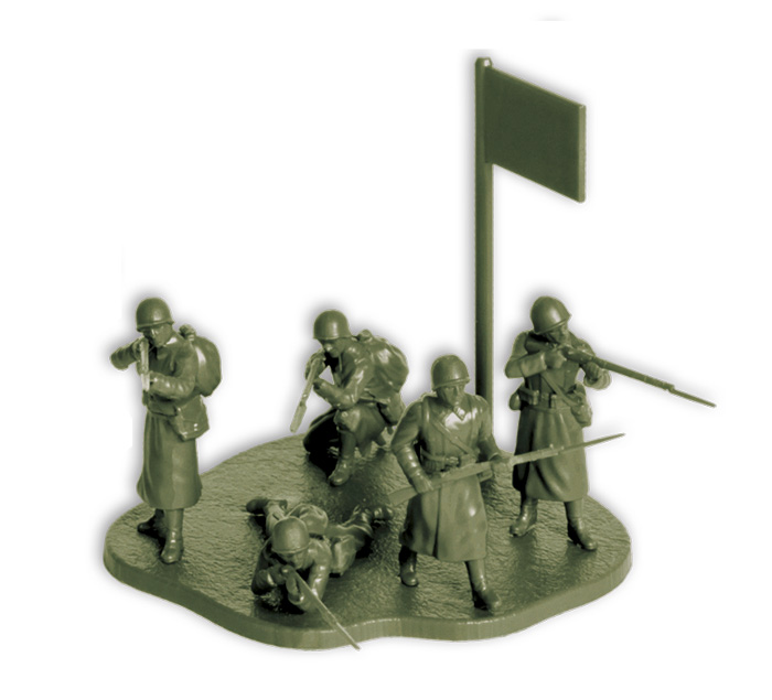 Zdjęcie Radziecka piechota (mundury zimowe 1941-1942) 1:72 Zvezda 6197