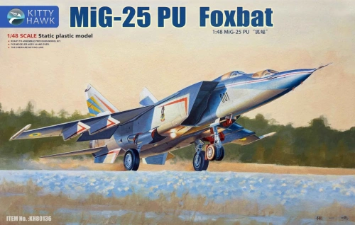 Mikoyan MiG-25PU Foxbat 1:48 Kittyhawk 80136