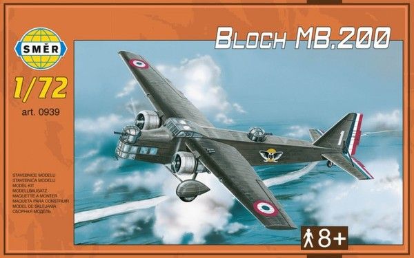 Zdjęcie Marcel Bloch MB-200 1:72 Smer 0939