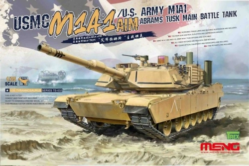 M1A1 AIM / M1A1 Abrams TUSK 1:35 Meng TS-032