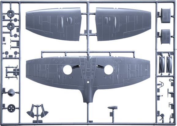 Zdjęcie Spitfire Mk.IX WWII Aces 1:48 Italeri 2843