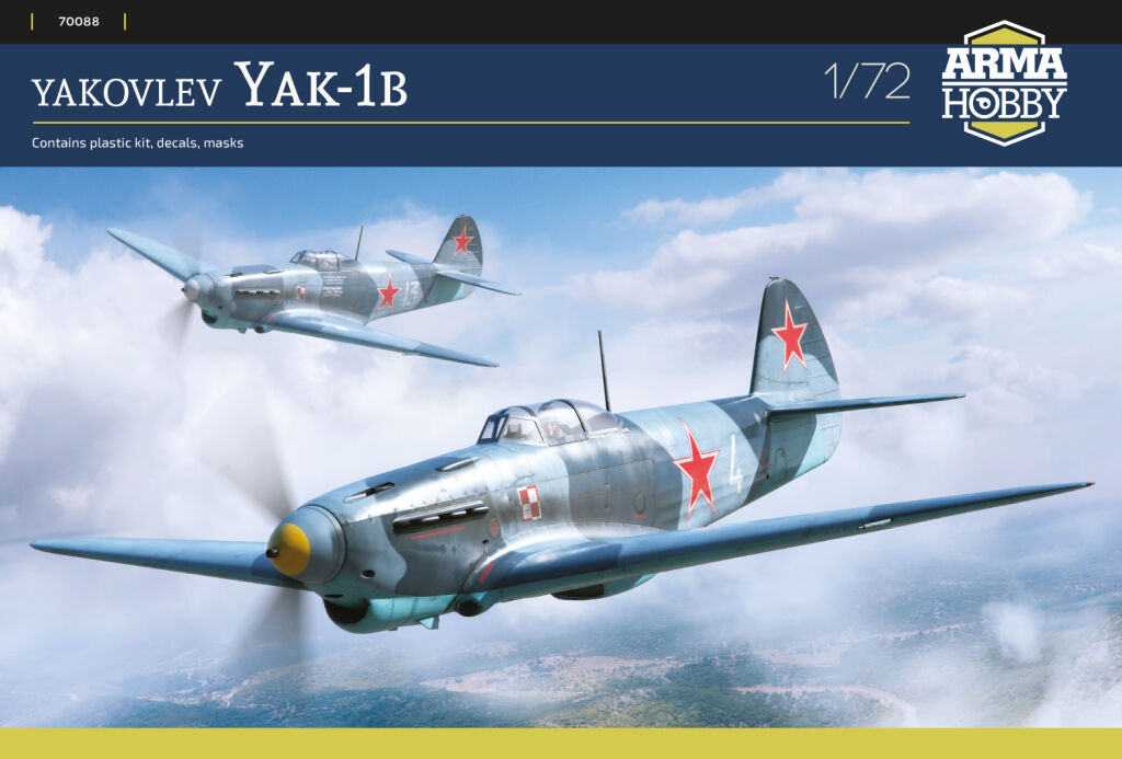 Zdjęcie Jakowlew Jak-1b 1:72 Arma Hobby 70088