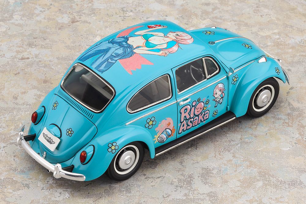 Zdjęcie Volkswagen Beetle Type 1 (1966) "Rio Asaka" z figurką 1:24 Hasegawa SP665