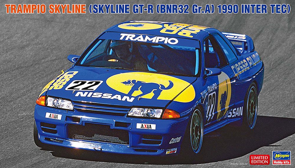 Zdjęcie Trampio Skyline (Skyline GT-R (BNR32 Gr. A) 1990 Inter Tec) 1:24 Hasegawa 20791