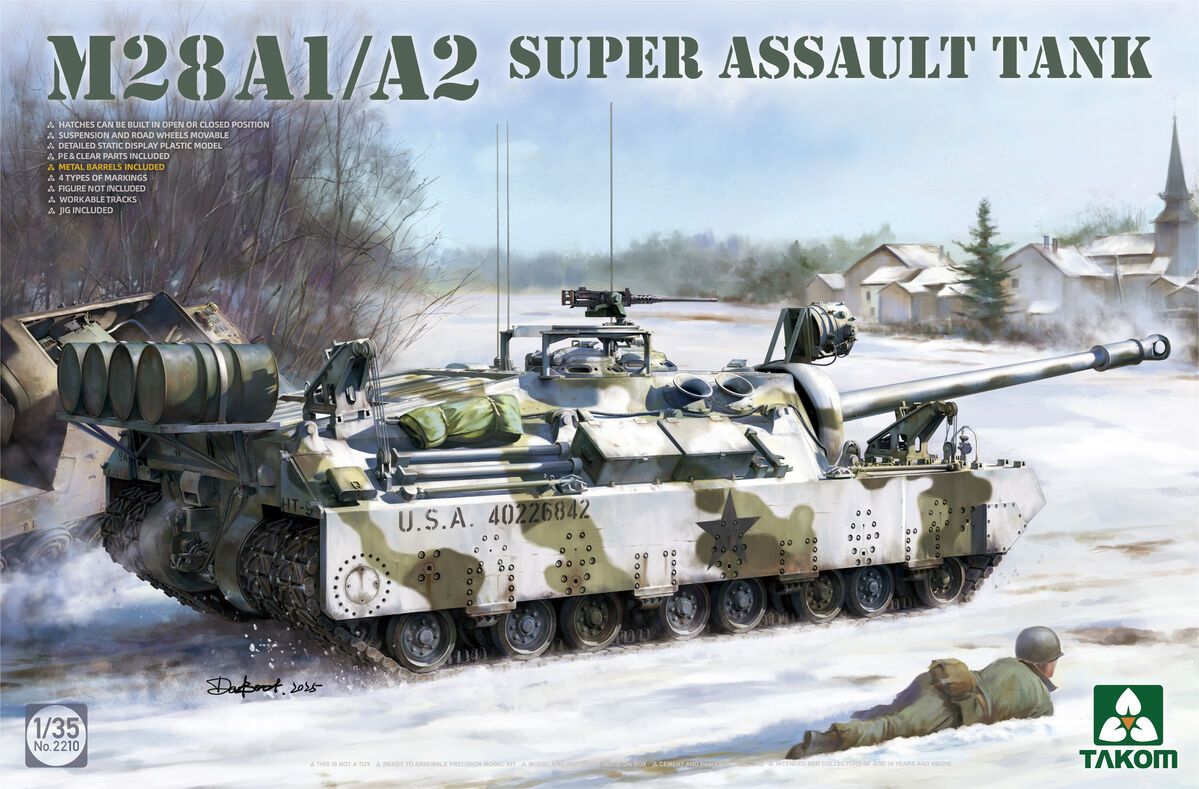 Zdjęcie M28A1/A2 Super Assault Tank 1:35 Takom 2210