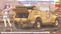 Zdjęcie Wild Egg Girls Pkw.K1 Kübelwagen Type 82 "Claire Frost" z figurką 1:24 Hasegawa SP360
