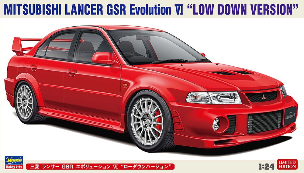 Zdjęcie Mitsubishi Lancer GSR Evolution VI "Low Down Version" 1:24 Hasegawa 20803