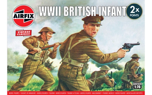 British WWII Infantry 1:76 Airfix 00763V
