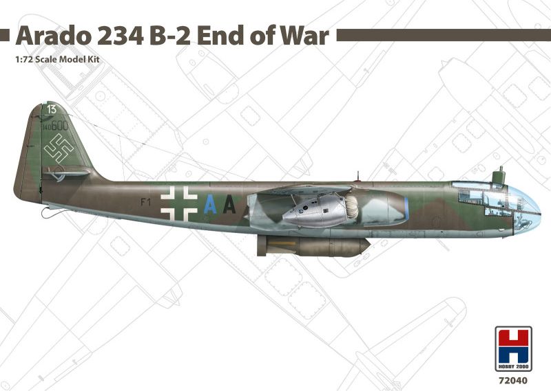 Zdjęcie Arado 234 B-2 End of War 1:72 Hobby 2000 72040