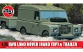 Zdjęcie LWB Land Rover (Hard Top) & przyczepa 1:76 Airfix 02324