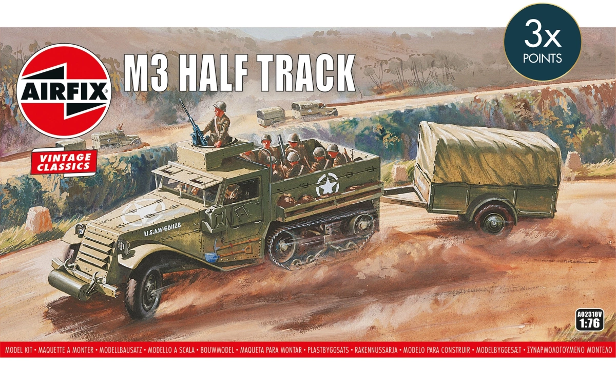 Zdjęcie M3 Half-Track 1:76 Airfix 02318V