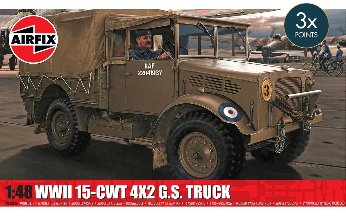 Zdjęcie WWII 15-CWT 4x2 G.S. Truck 1:48 Airfix 03313A