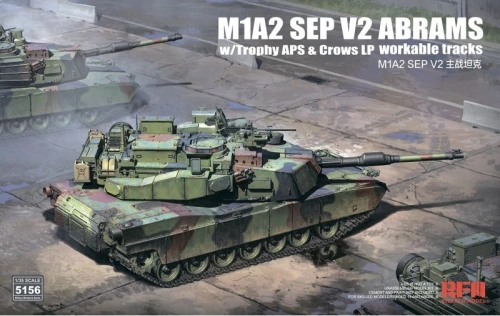 M1A2 SEP v2 Abrams with Trophy APS and CROWS LP 1:35 Rye Field Model 5156