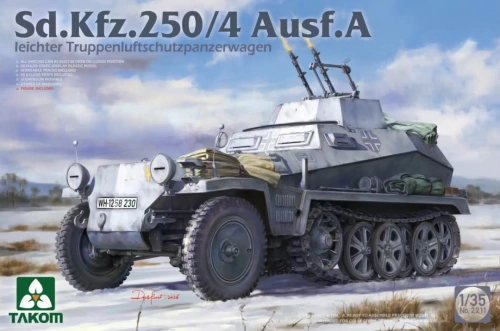 Sd.Kfz.250/4 Ausf.A leichter Truppenluftschutzpanzerwagen 1:35 Takom 2211