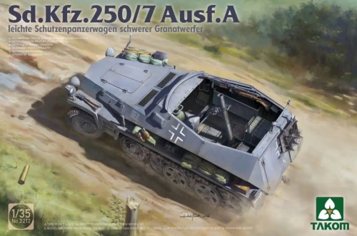 Sd.Kfz.250/7 Ausf.A Leichter Schutzenpanzerwagen Schwerer Granatwerfer 1:35 Takom 2212