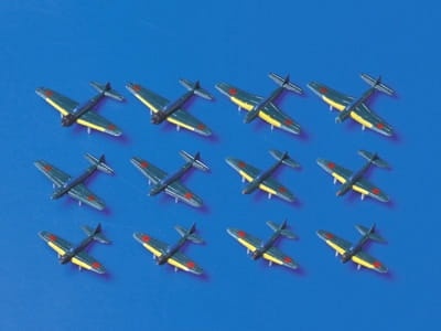 Zdjęcie dodatkowe produktu Japanese Naval Planes (Late Pacific War) 1:700 Tamiya 31516
