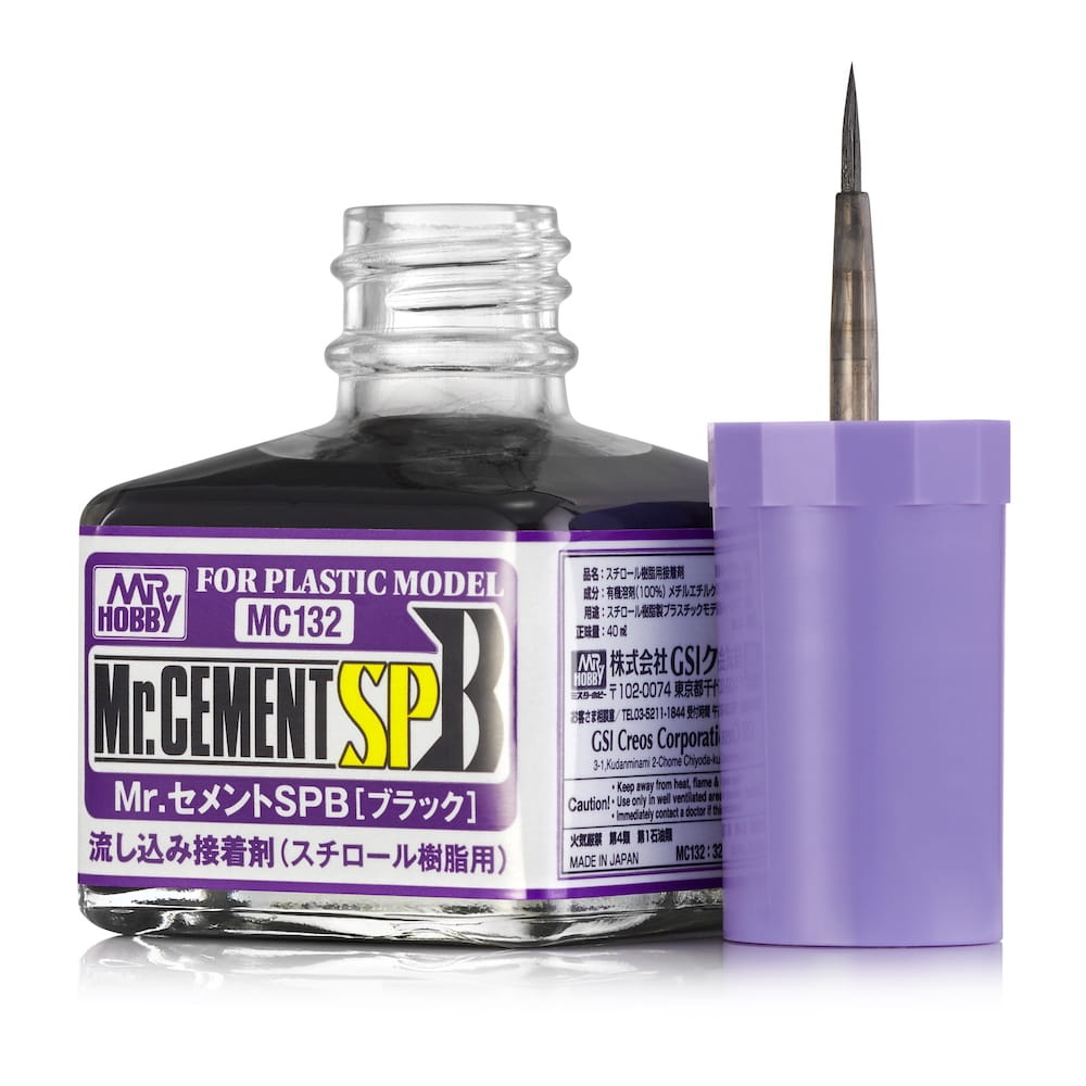 Zdjęcie dodatkowe produktu Klej z pędzelkiem do plastiku Mr. Cement SP Black 40ml MC-132