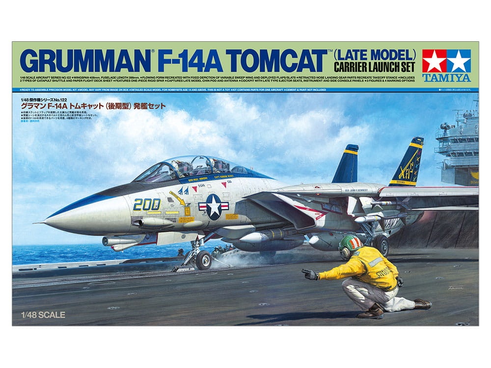 Zdjęcie główne produktu F-14A Tomcat (Late Model) 1:48 Tamiya 61122