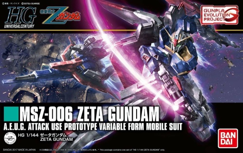 Gunpla MSZ-006 Zeta Gundam HGUC 1:144