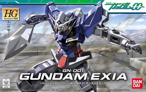 Gunpla GN-001 Gundam Exia HG00 1:144
