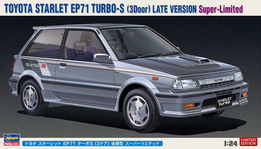 Zdjęcie główne produktu Toyota Starlet EP71 Turbo S 1:24 Hasegawa 20473