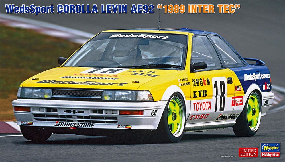 Zdjęcie główne produktu Toyota Corolla Levin AE92 WedsSport 1:24 Hasegawa 20531
