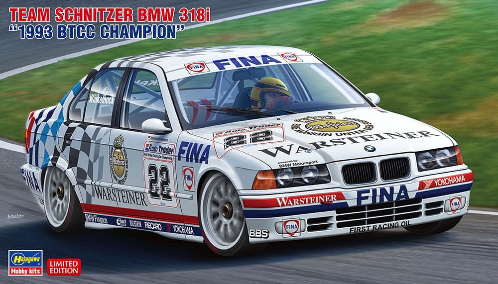 Zdjęcie główne produktu BMW 318i E36 (1993 BTCC Champion) 1:24 Hasegawa 20551