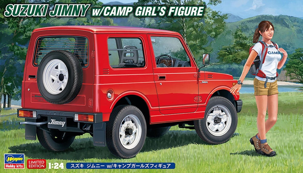 Zdjęcie główne produktu Suzuki Jimny (z figurką) 1:24 Hasegawa SP501