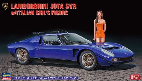 Lamborghini Jota SVR (with figure) 1:24 Hasegawa 20472