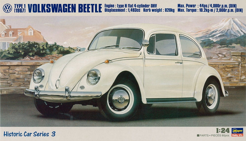 Zdjęcie główne produktu Volkswagen Beetle Typ 1 '67 1:24 Hasegawa HC3
