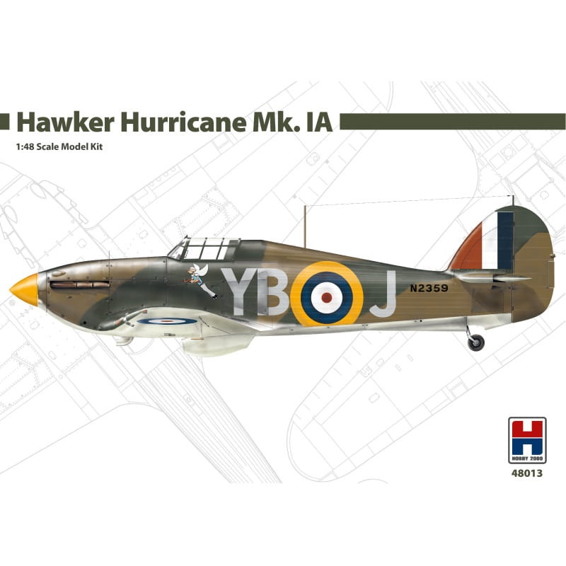 Zdjęcie główne produktu Hawker Hurricane Mk.IA 1:48 Hobby 2000 48013