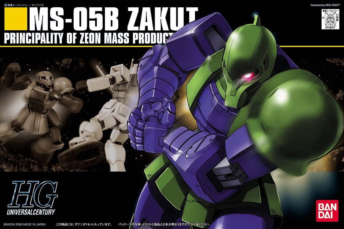 Zdjęcie dodatkowe produktu Gunpla MS-05B Zaku I HGUC 1:144