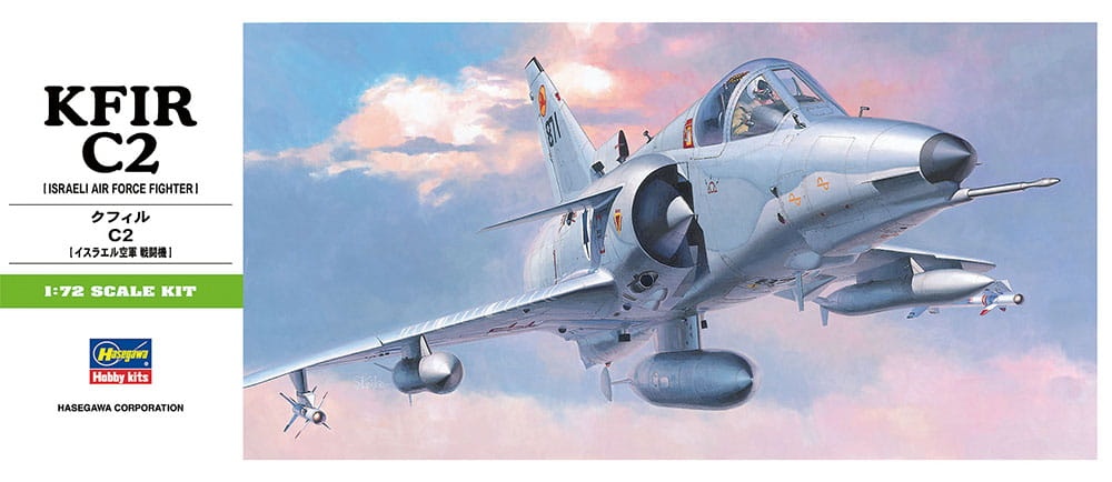 Zdjęcie główne produktu Kfir C2 (IAI) 1:72 Hasegawa B7