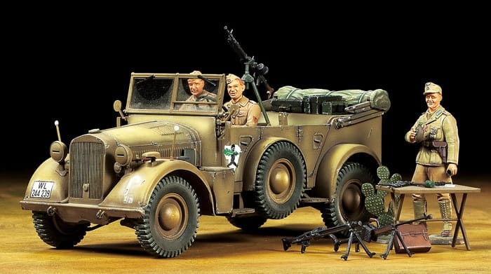 Zdjęcie dodatkowe produktu German Horch Kfz.15 (North African Campaign) 1:35 Tamiya 37015