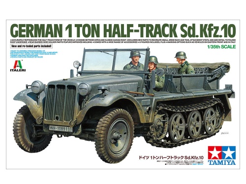 Sd.Kfz.10 German 1ton Half-Track 1:35 Tamiya 37016