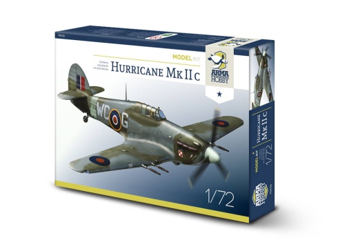 Hurricane Mk IIc Model Kit 1:72 Arma Hobby 70036