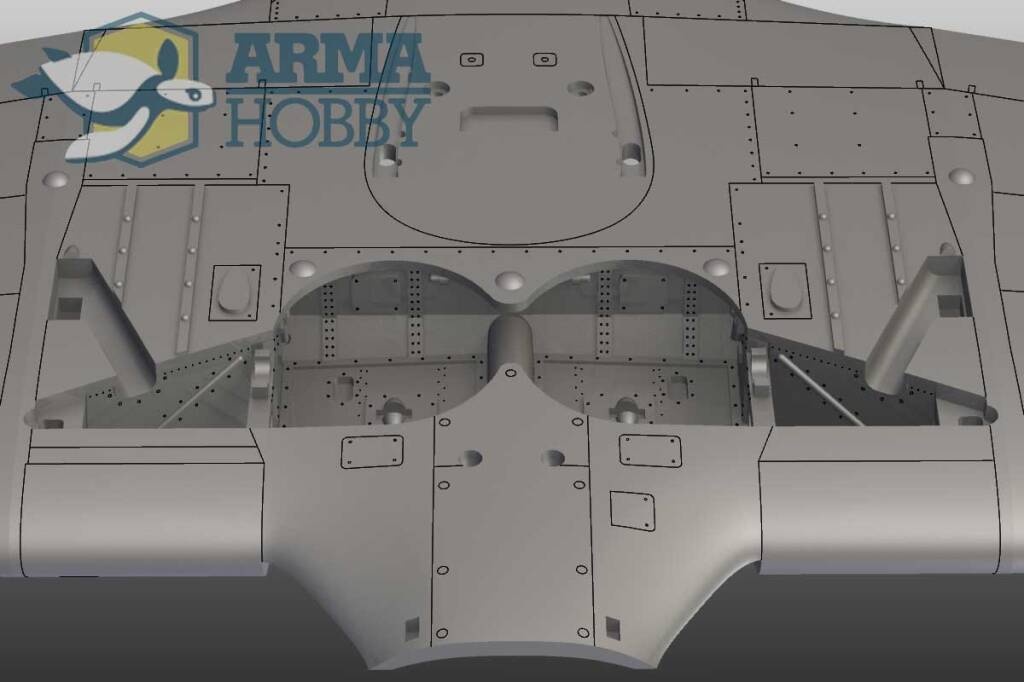 Zdjęcie dodatkowe produktu Hurricane Mk IIc trop Model Kit 1:72 Arma Hobby 70037