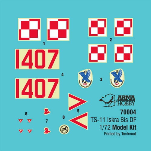 Zdjęcie dodatkowe produktu TS-11 Iskra Model Kit 1:72 Arma Hobby 70004