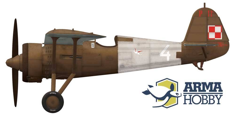 Zdjęcie dodatkowe produktu PZL P.11c Kresy Model Kit 1:72 Arma Hobby 70017