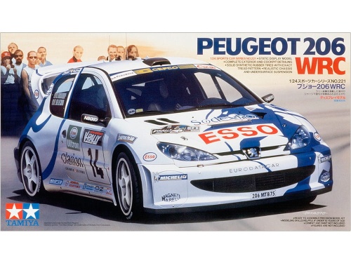 Peugeot 206 WRC 1:24 Tamiya 24221