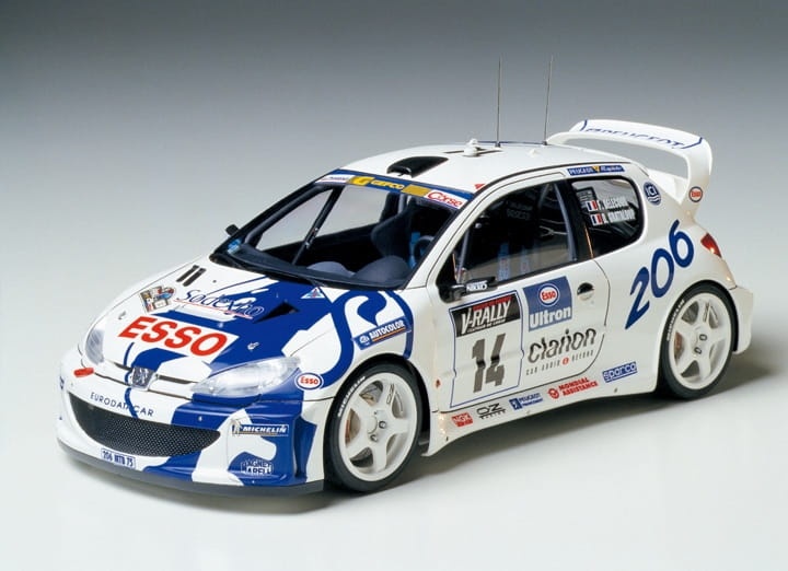 Zdjęcie dodatkowe produktu Peugeot 206 WRC 1:24 Tamiya 24221