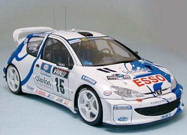 Zdjęcie dodatkowe produktu Peugeot 206 WRC 1:24 Tamiya 24221