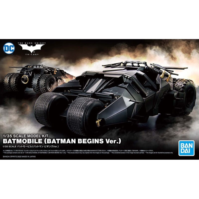 Zdjęcie główne produktu Batmobile (ver. Batman Begins) 1:35 Bandai 62184