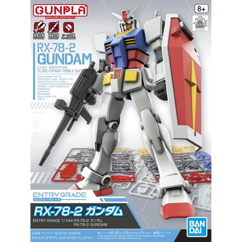 Zdjęcie główne produktu Gunpla RX-78-2 Gundam EG 1:144