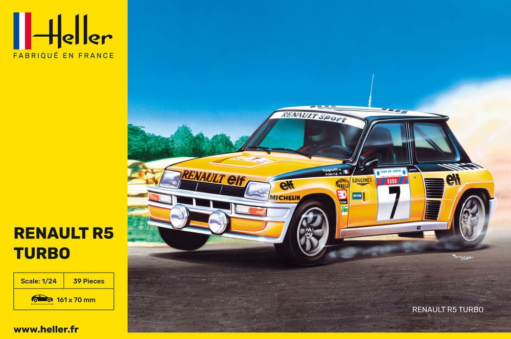 Zdjęcie główne produktu Renault R5 Turbo 1:24 Heller 80717