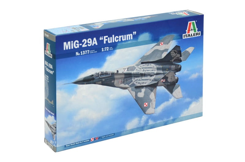 Zdjęcie główne produktu MiG 29A Fulcrum (Polskie barwy) 1:72 Italeri 1377