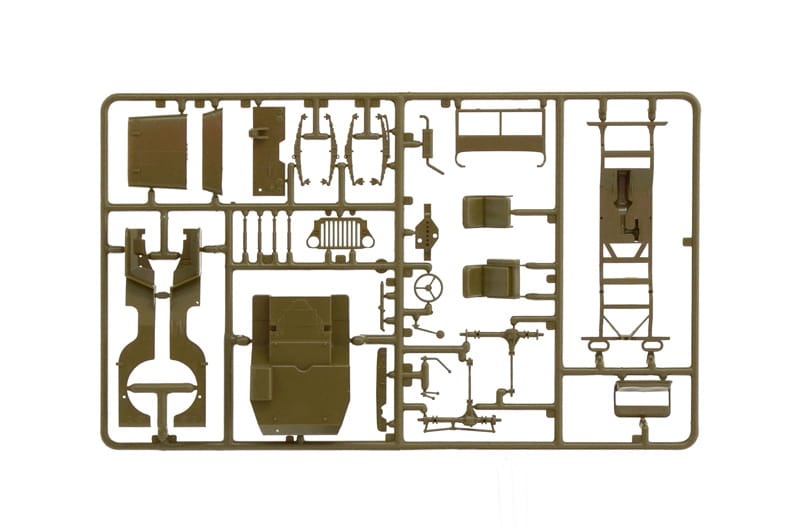 Zdjęcie dodatkowe produktu Jeep Ambulance 4x4 1/4 ton. 1:35 Italeri 326